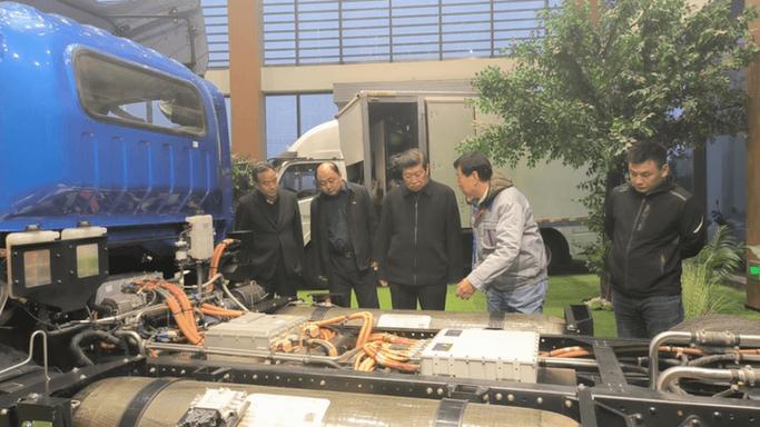 河南省环保联合会会长李和平一行莅临氢沄新能源调研